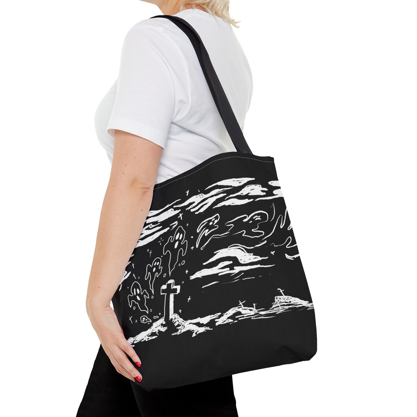 GHOST HALLOWEEN Tote Bag
