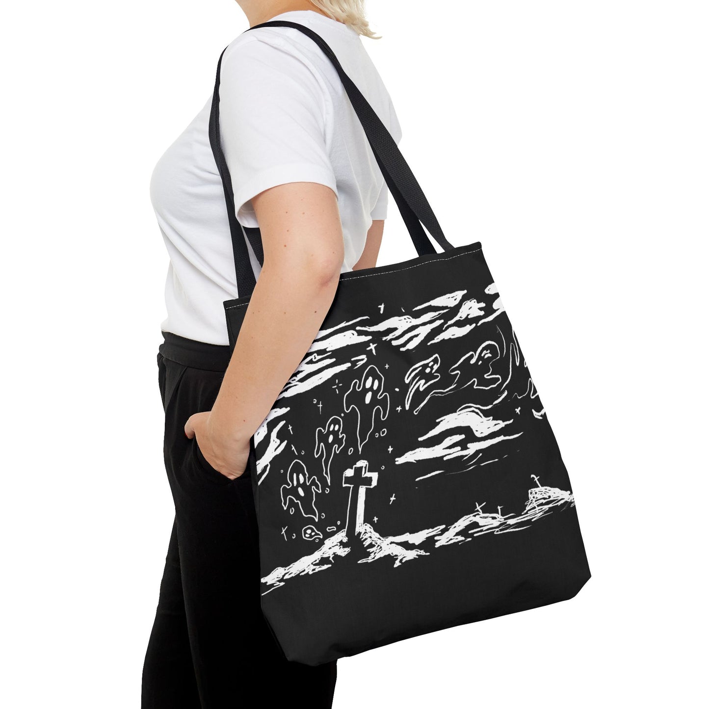 GHOST HALLOWEEN Tote Bag