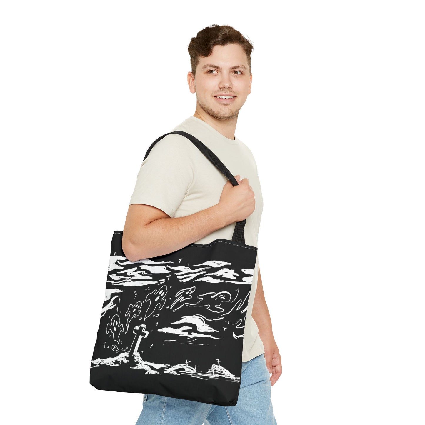 GHOST HALLOWEEN Tote Bag