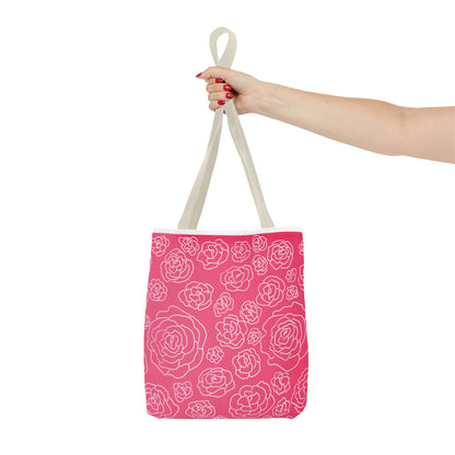 Pink Roses Tote Bag