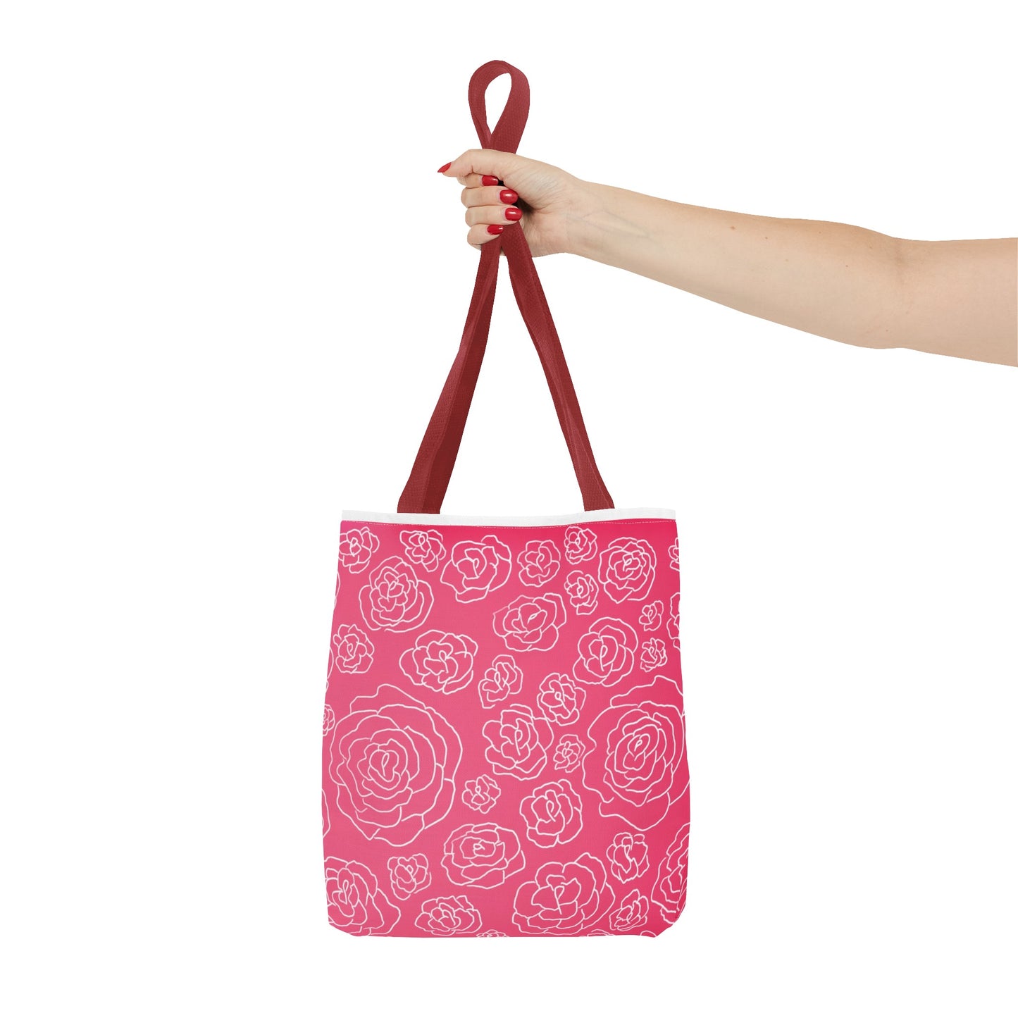 Pink Roses Tote Bag