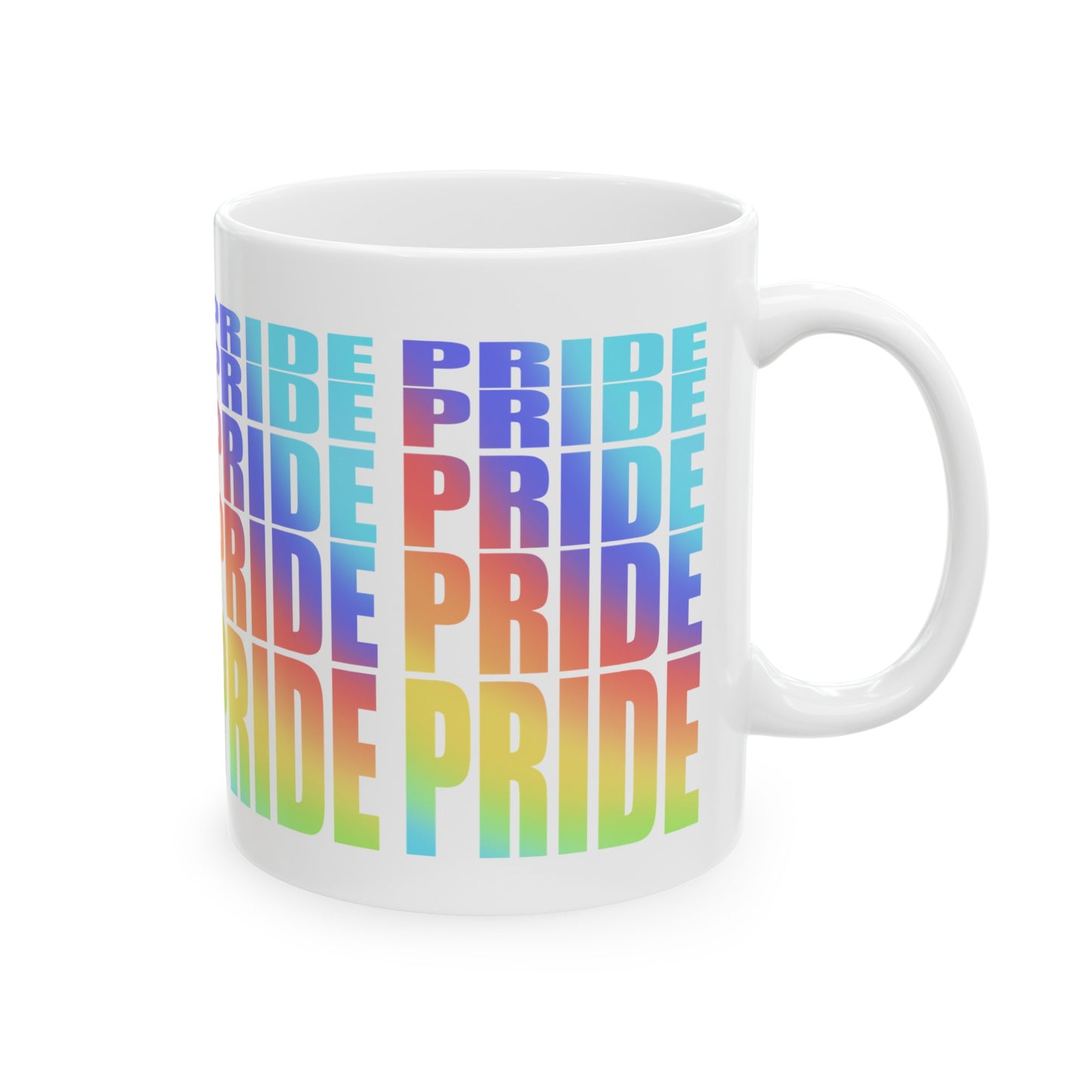 PRIDE Ceramic Mug, (11oz, 15oz)