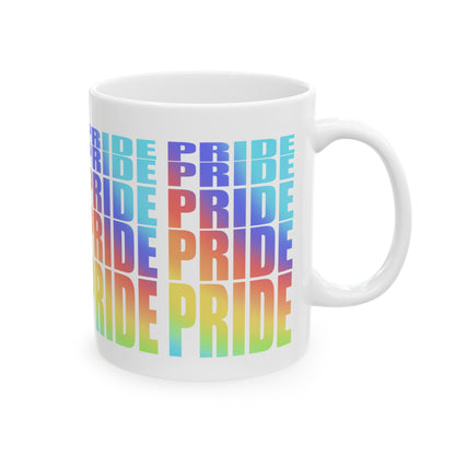 PRIDE Ceramic Mug, (11oz, 15oz)