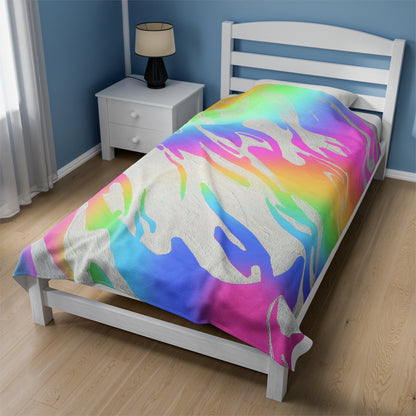 Rainbow Pride Plush Blanket