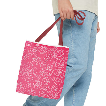 Pink Roses Tote Bag