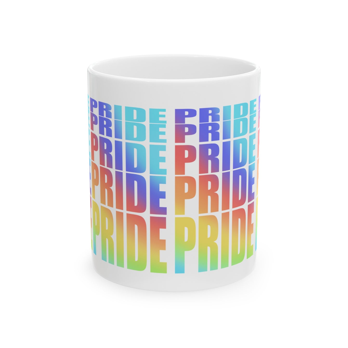 PRIDE Ceramic Mug, (11oz, 15oz)