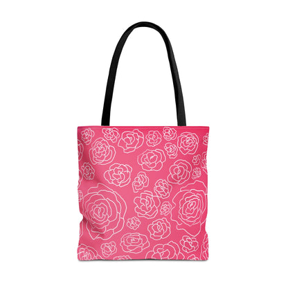 Pink Roses Tote Bag