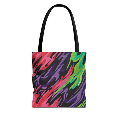 3 Color Fire Tote Bag (AOP)