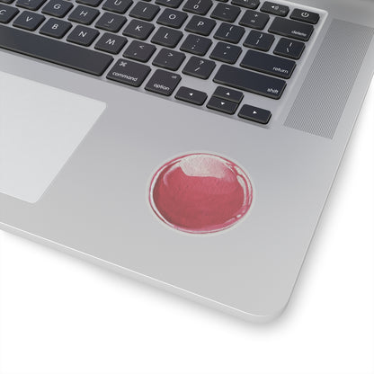 Red Energy Ball Sticker