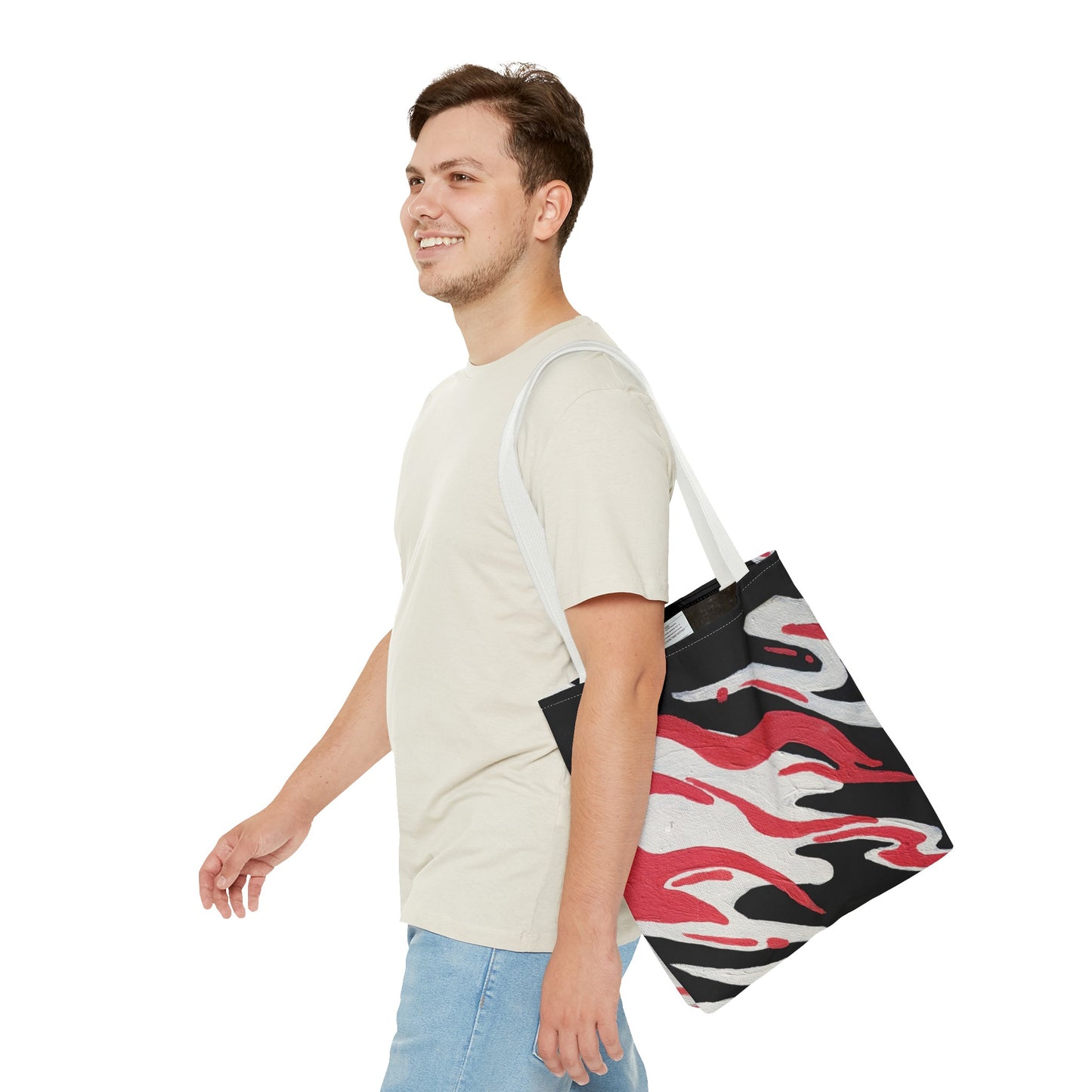 Fire Energy Tote Bag (AOP)