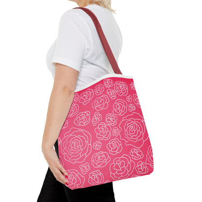 Pink Roses Tote Bag