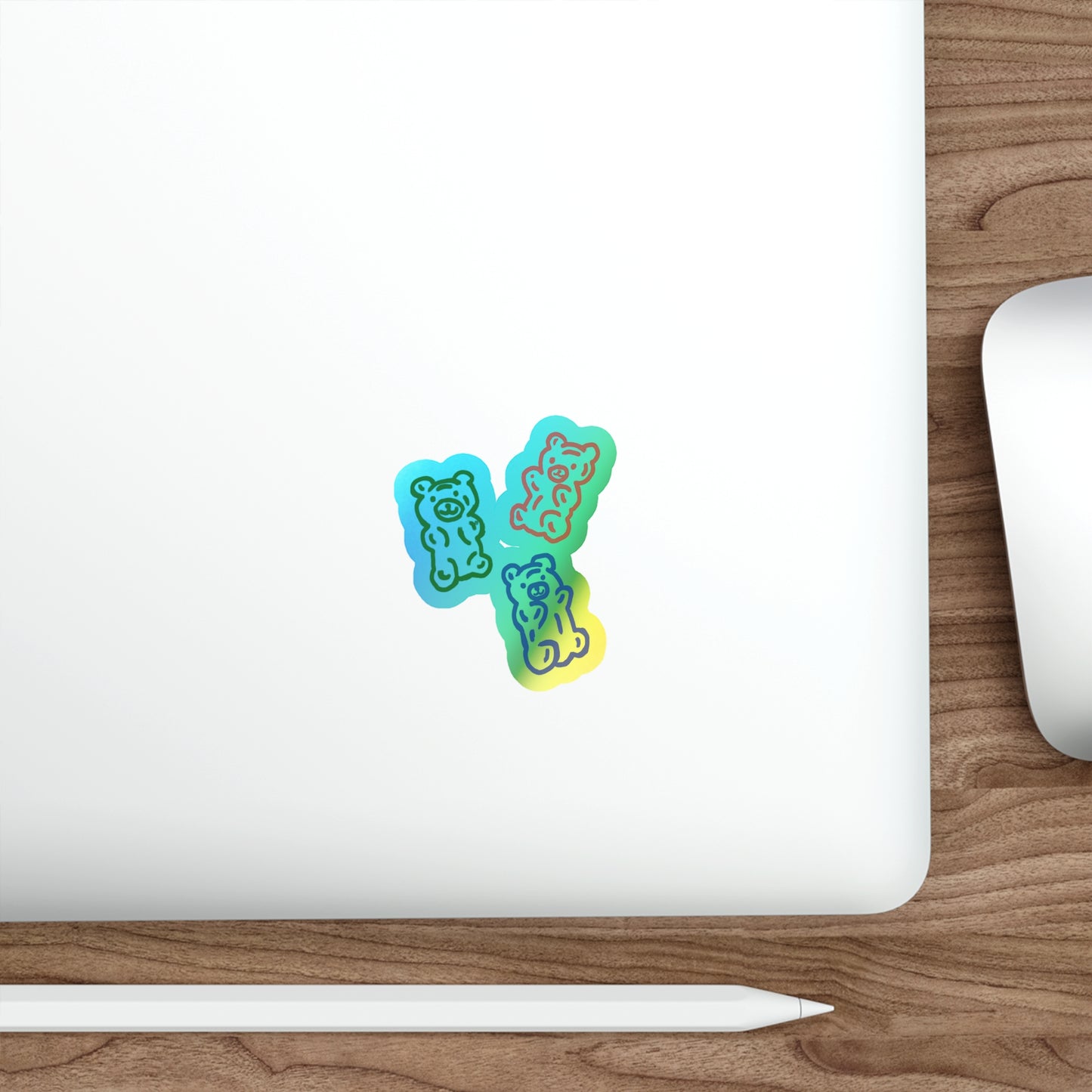 3 Gummy Bears Holographic Stickers