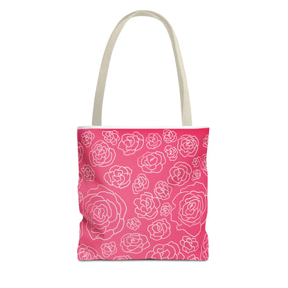 Pink Roses Tote Bag