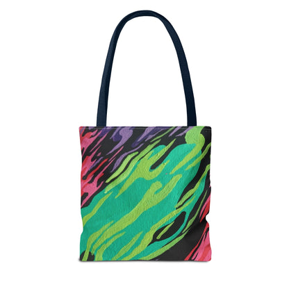 3 Color Fire Tote Bag (AOP)