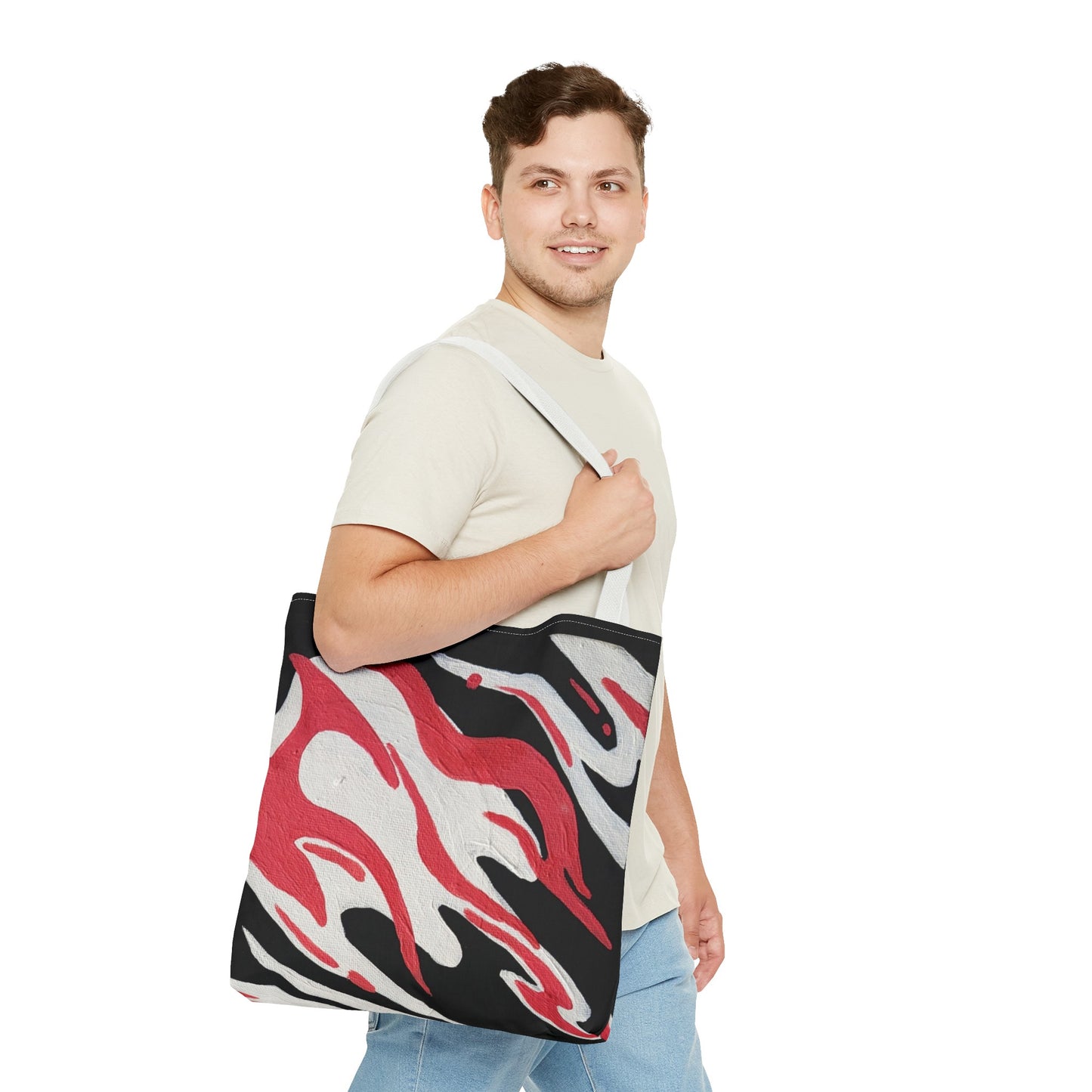 Fire Energy Tote Bag (AOP)