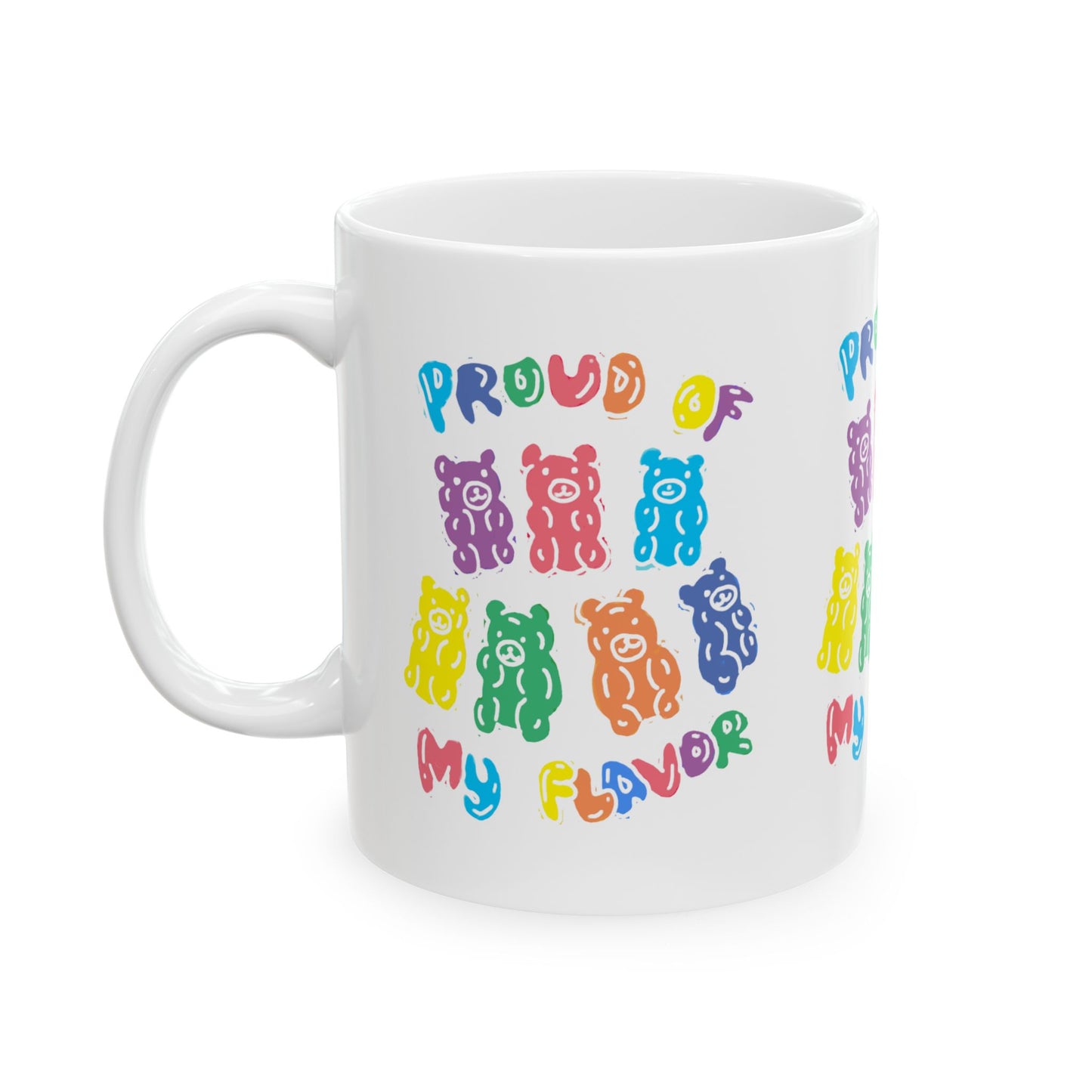 Gummy Bear Ceramic Mug, (11oz)