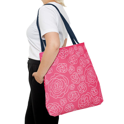 Pink Roses Tote Bag