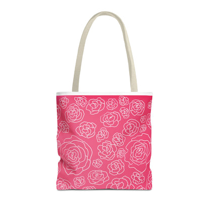 Pink Roses Tote Bag