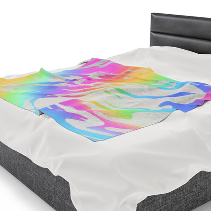 Rainbow Pride Plush Blanket