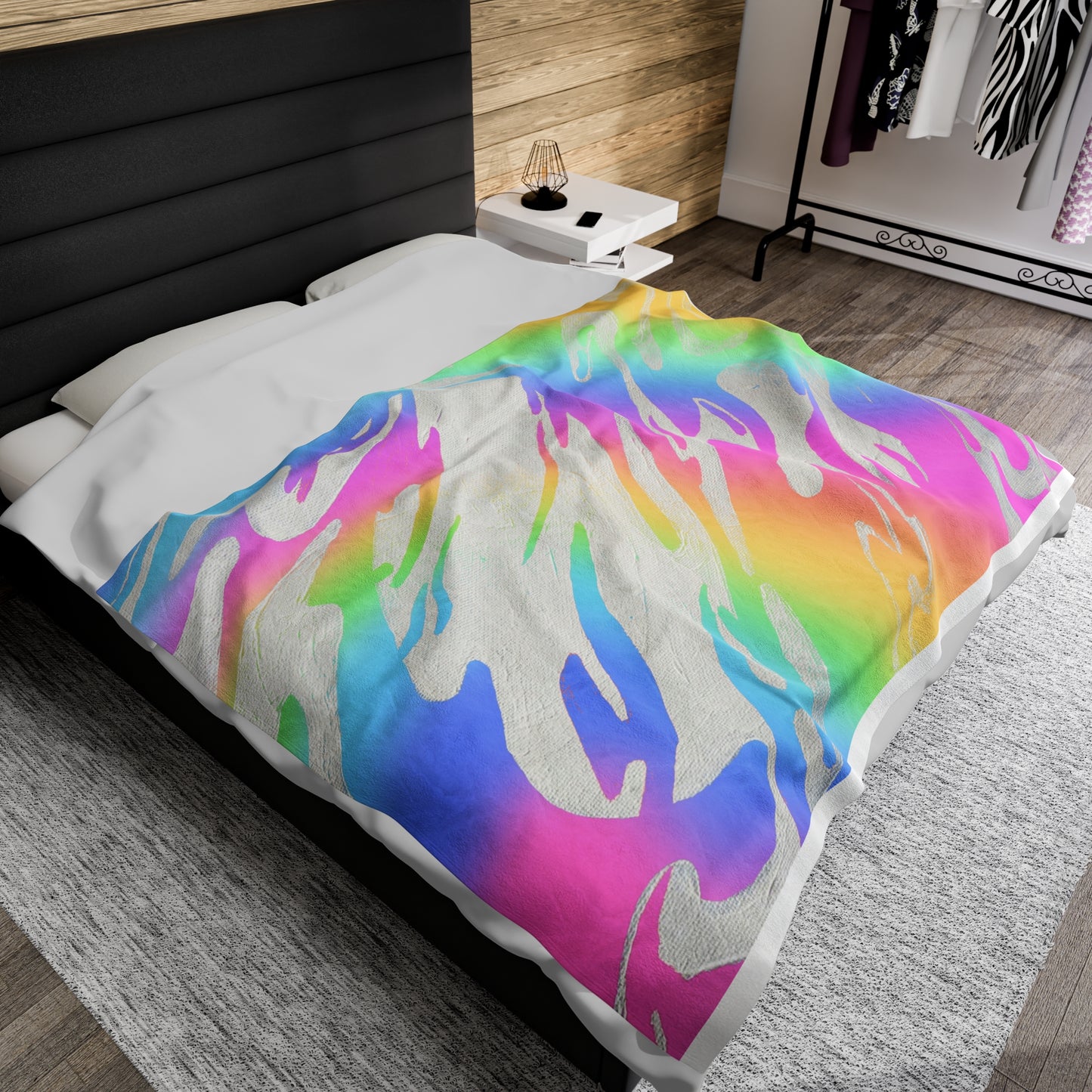 Rainbow Pride Plush Blanket