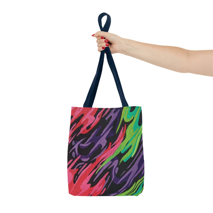 3 Color Fire Tote Bag (AOP)