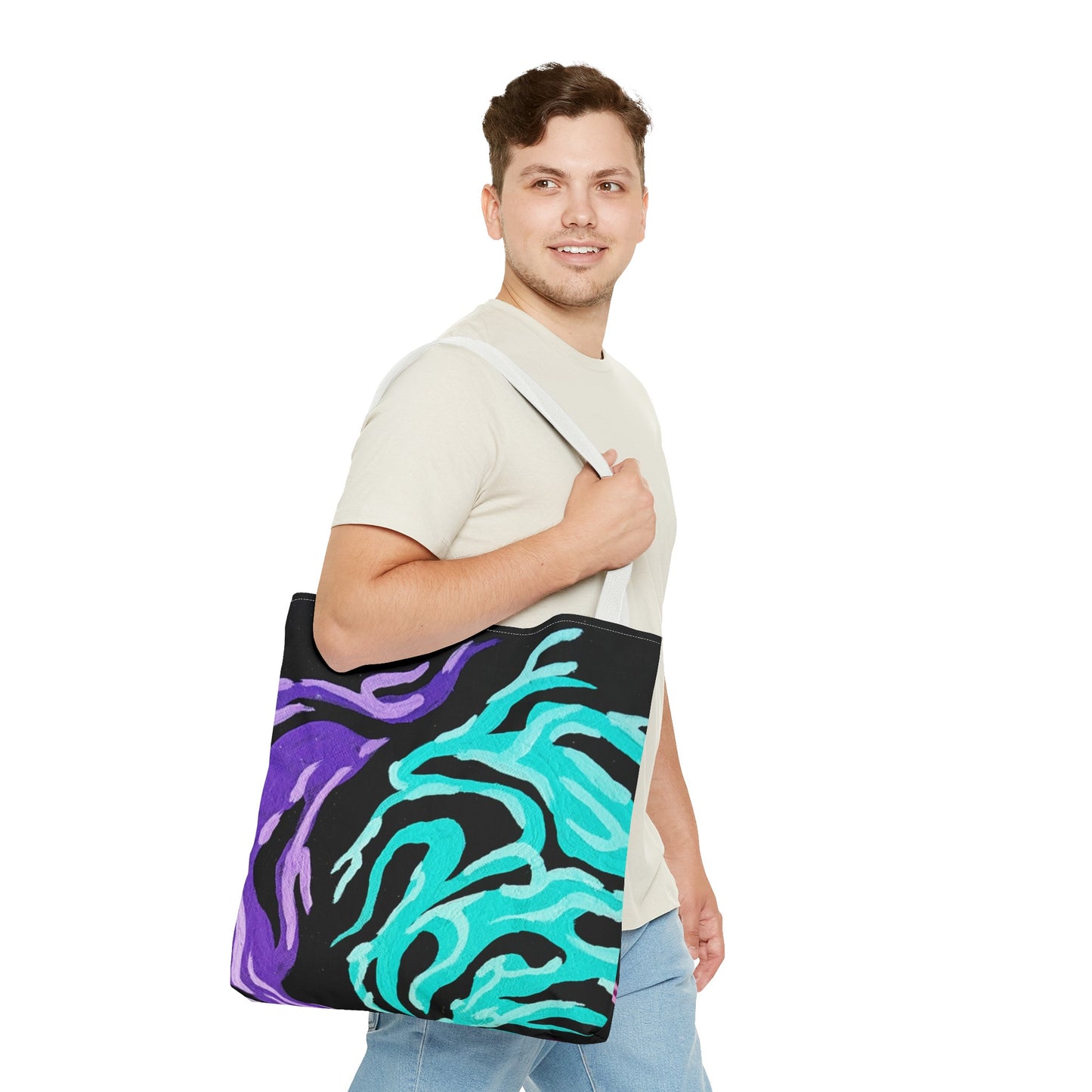 Fire Spin Tote Bag