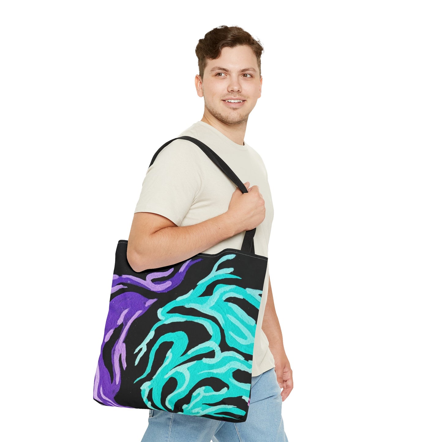 Fire Spin Tote Bag