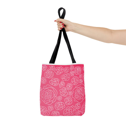 Pink Roses Tote Bag