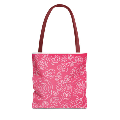 Pink Roses Tote Bag