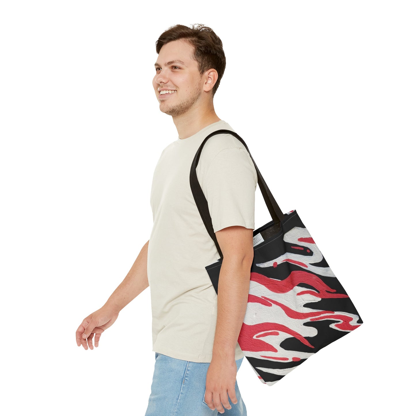 Fire Energy Tote Bag (AOP)