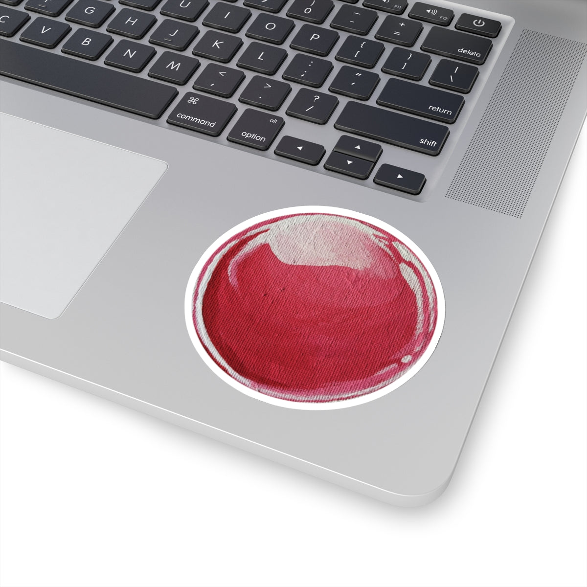 Red Energy Ball Sticker