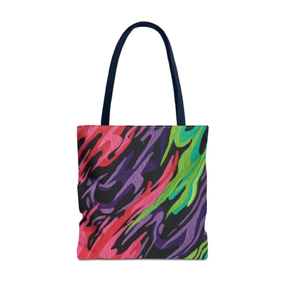 3 Color Fire Tote Bag (AOP)