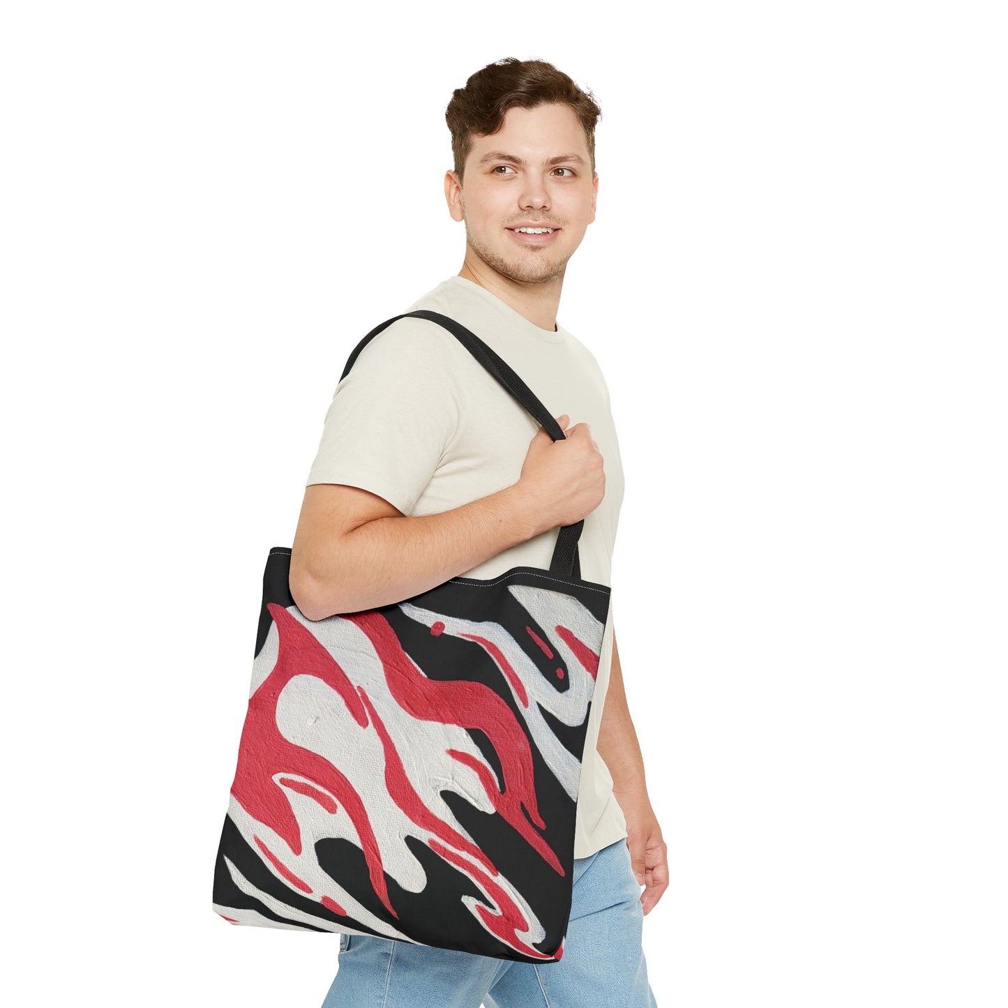 Fire Energy Tote Bag (AOP)